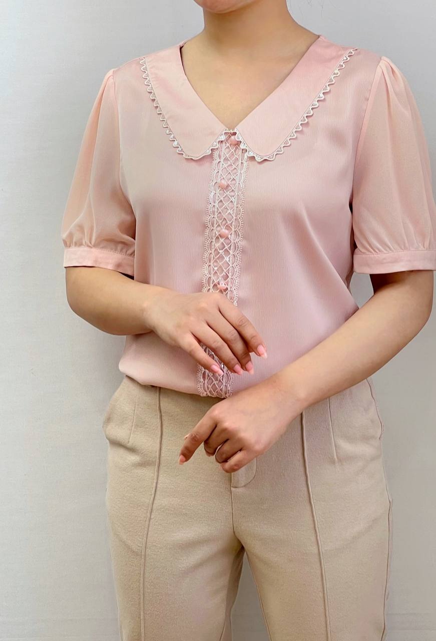 شومیز پولک دوزی چهاررنگ کد 3523