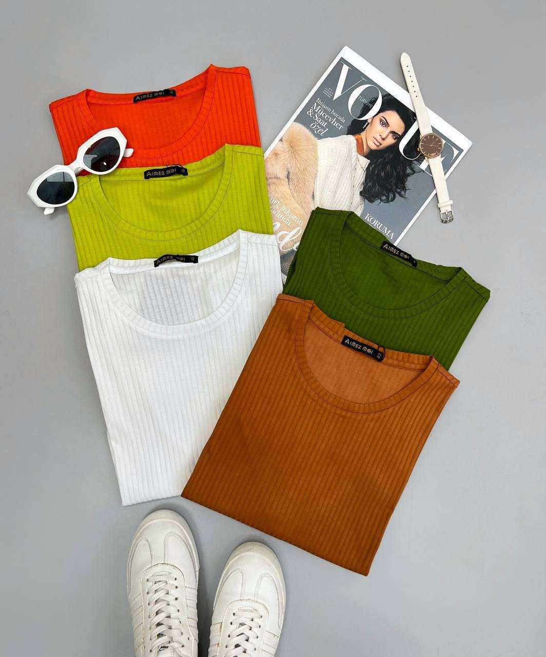 تیشرت کبریتی نخ پنبه کد 3526