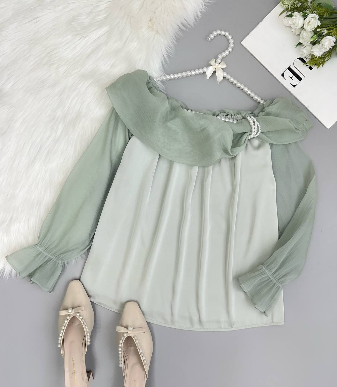 شومیز عروسکی اورجینال کد 3530