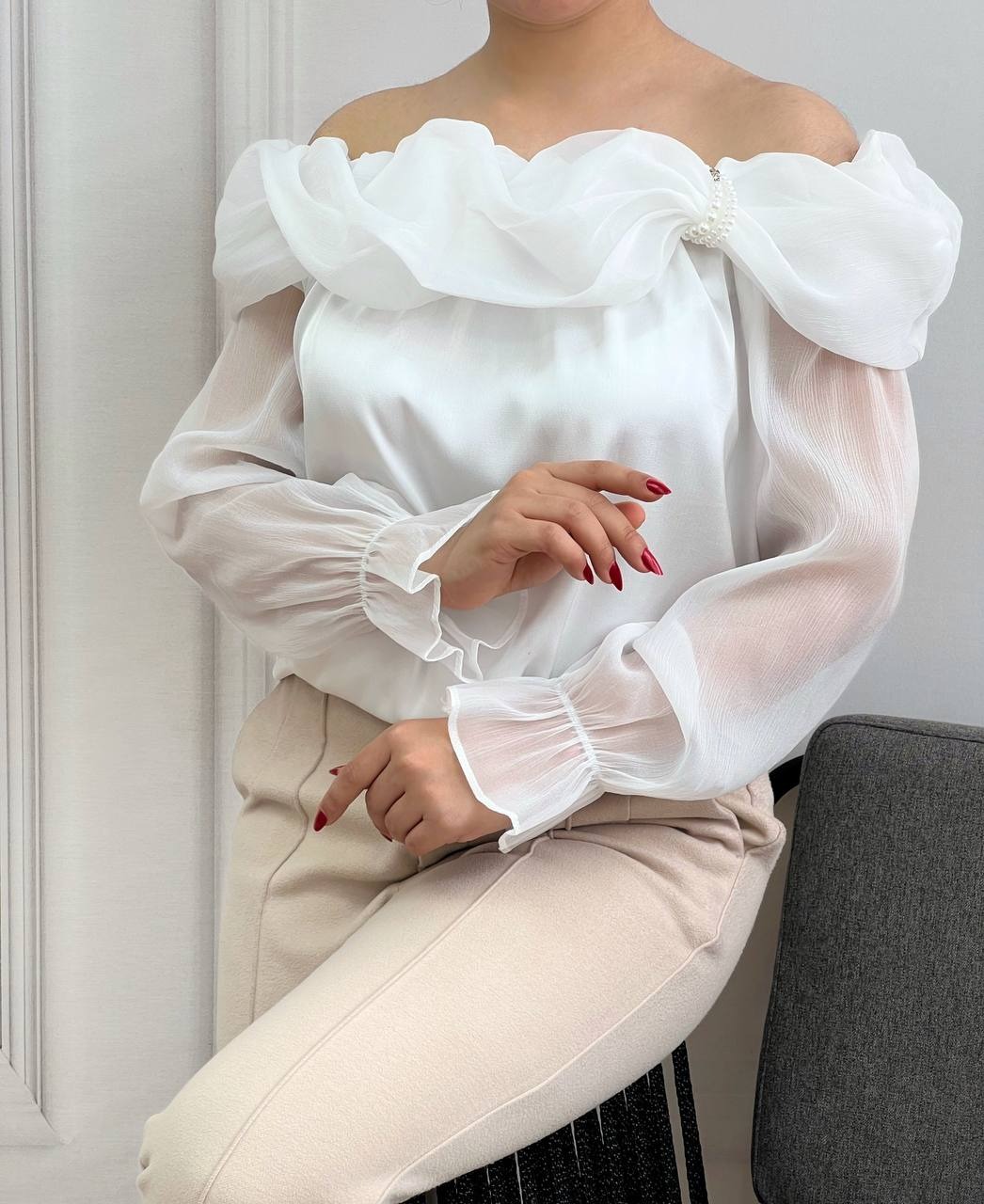 شومیز عروسکی اورجینال کد 3530