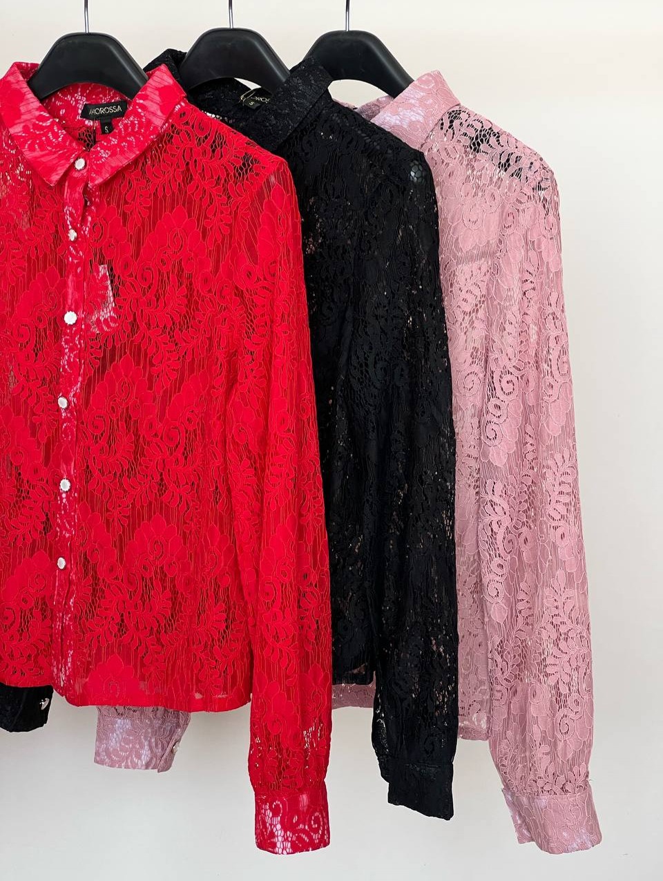 شومیز دانتل جلو دکمه کد 3531