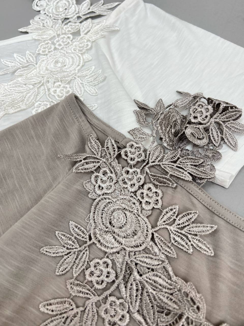 تیشرت سرشانه گیپور کد 3532