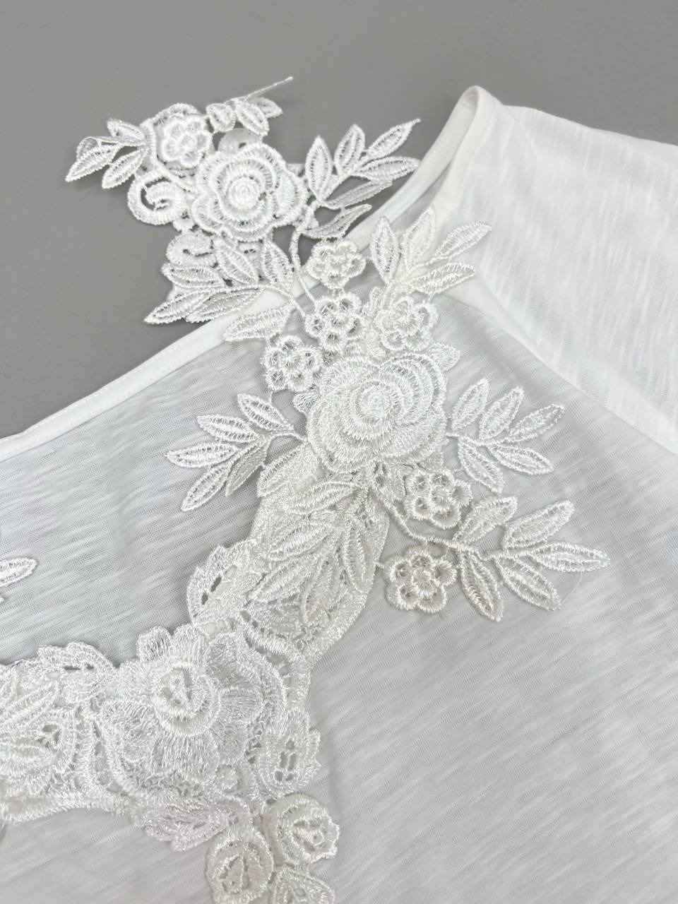 تیشرت سرشانه گیپور کد 3532