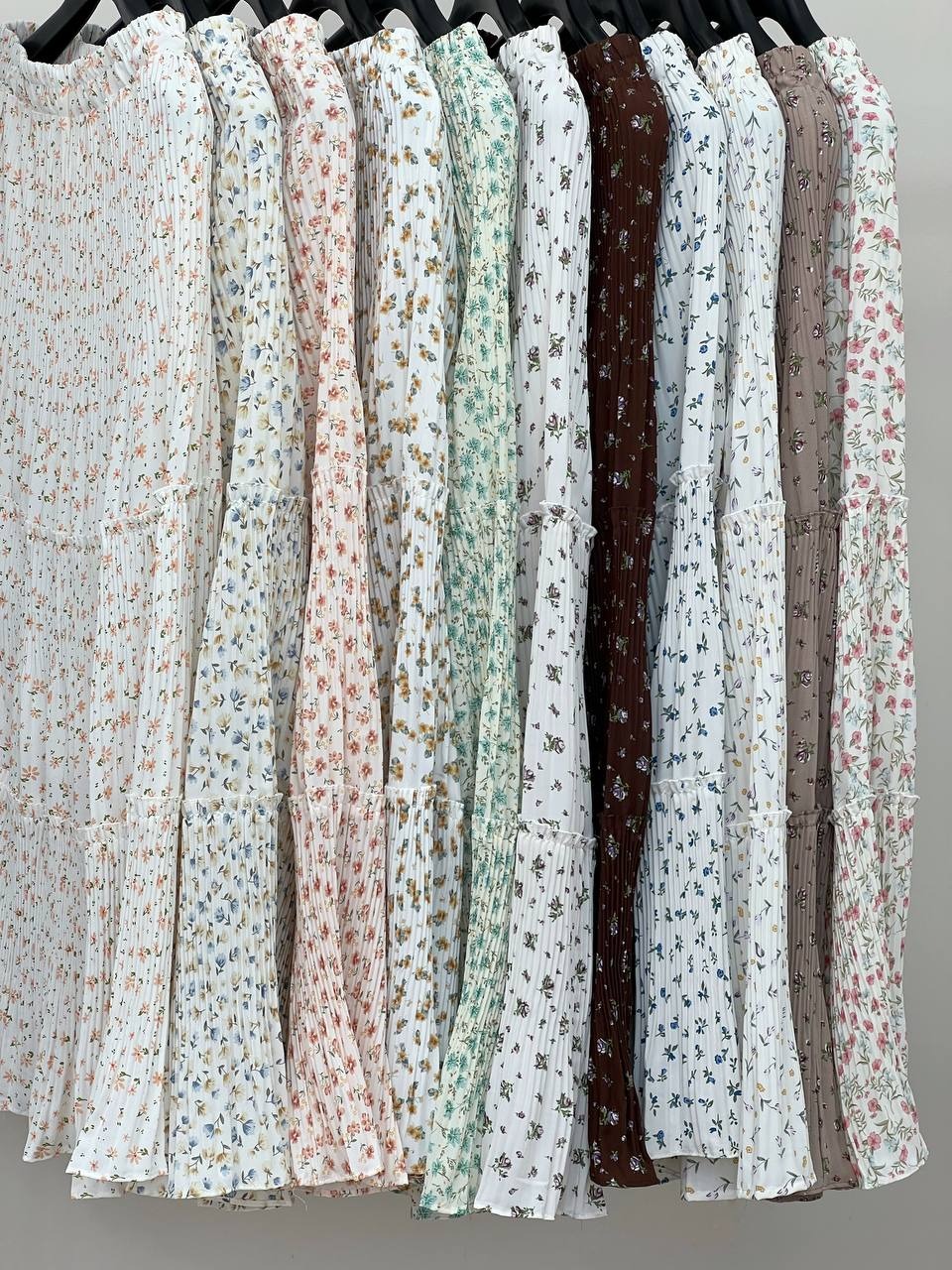 دامن پلیسه گل ریز 2 کد 3534