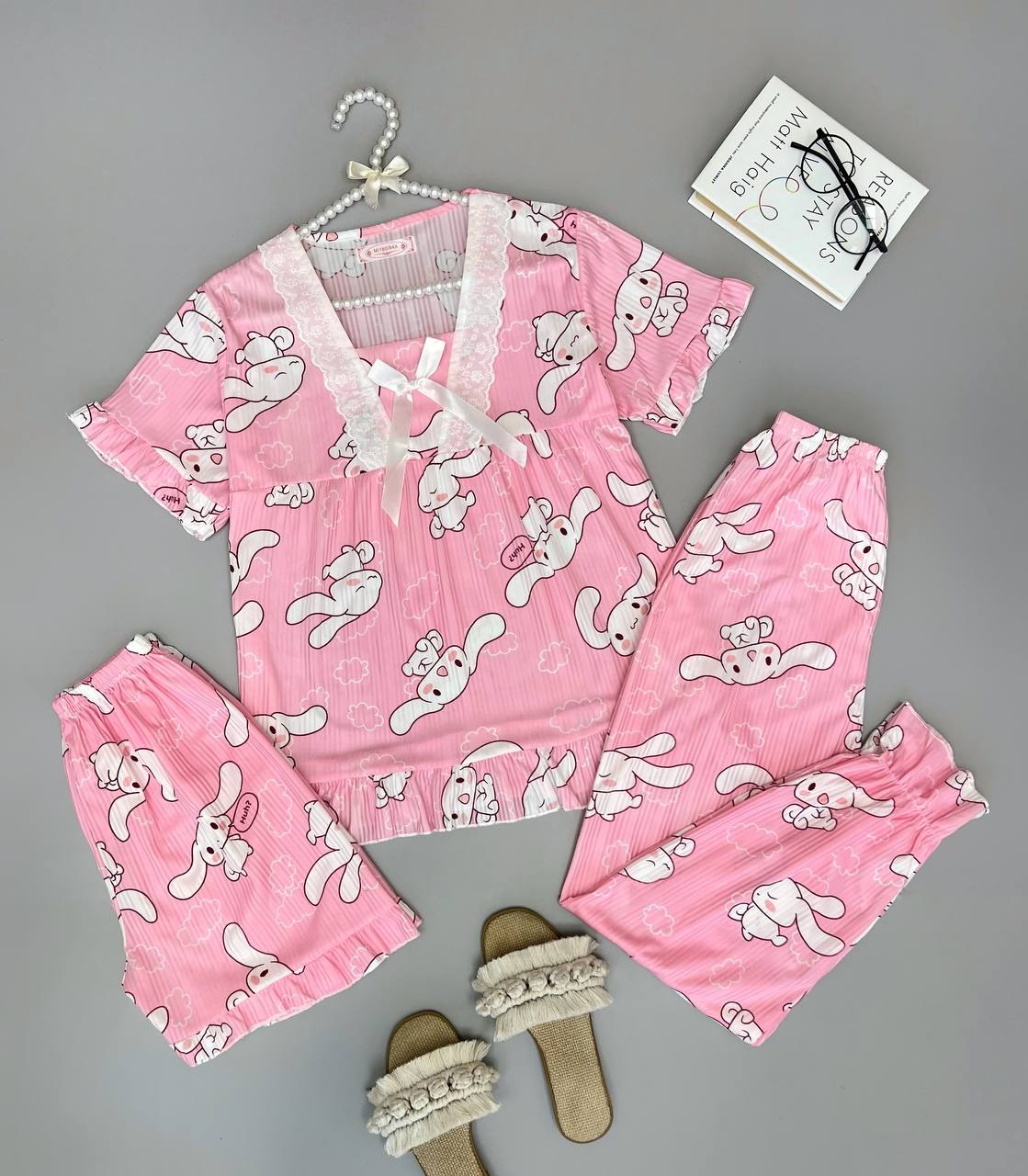 ست سه تیکه ژرژت کد 3536