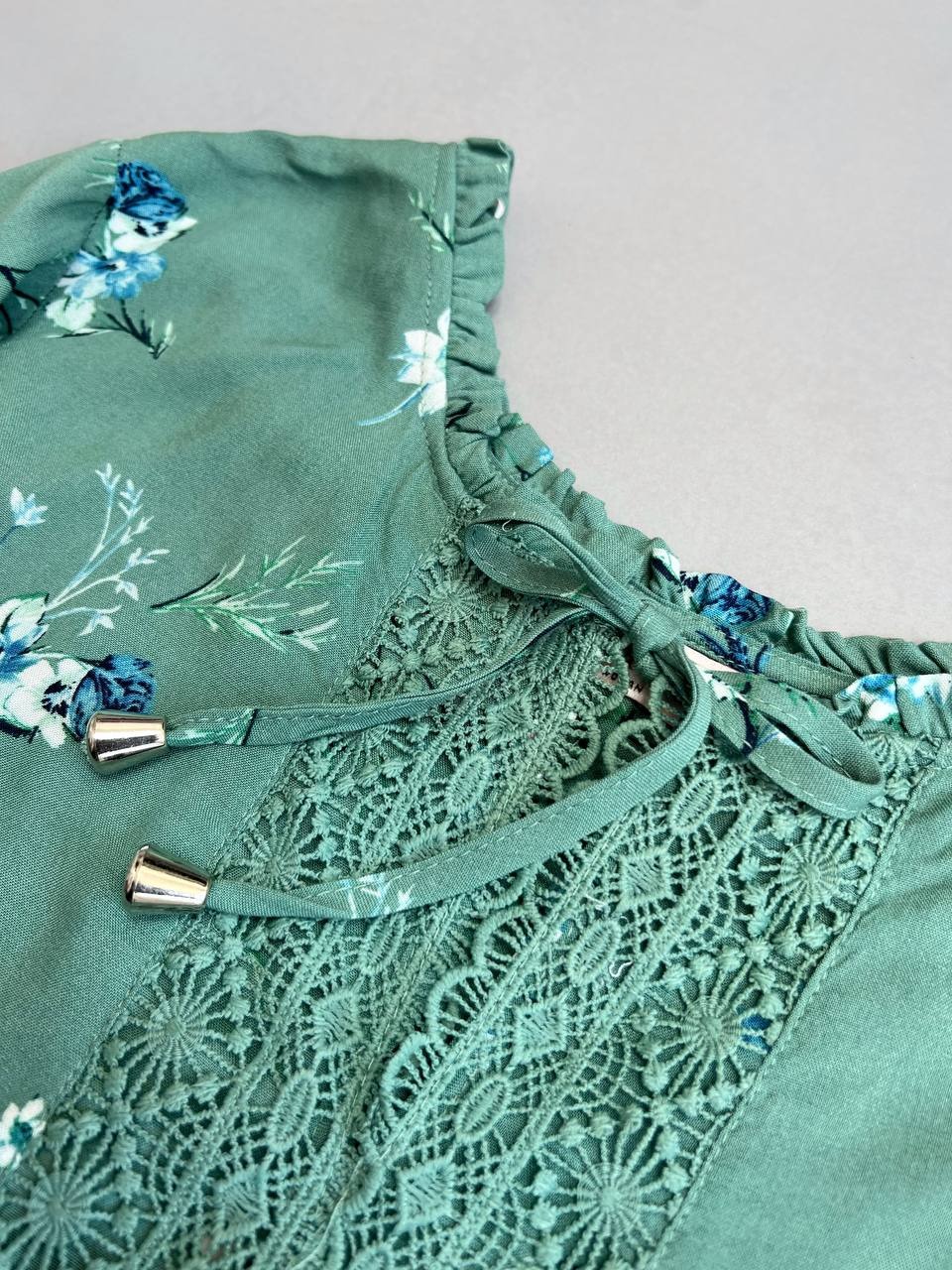 تونیک تمام نخ سبز کد 3543