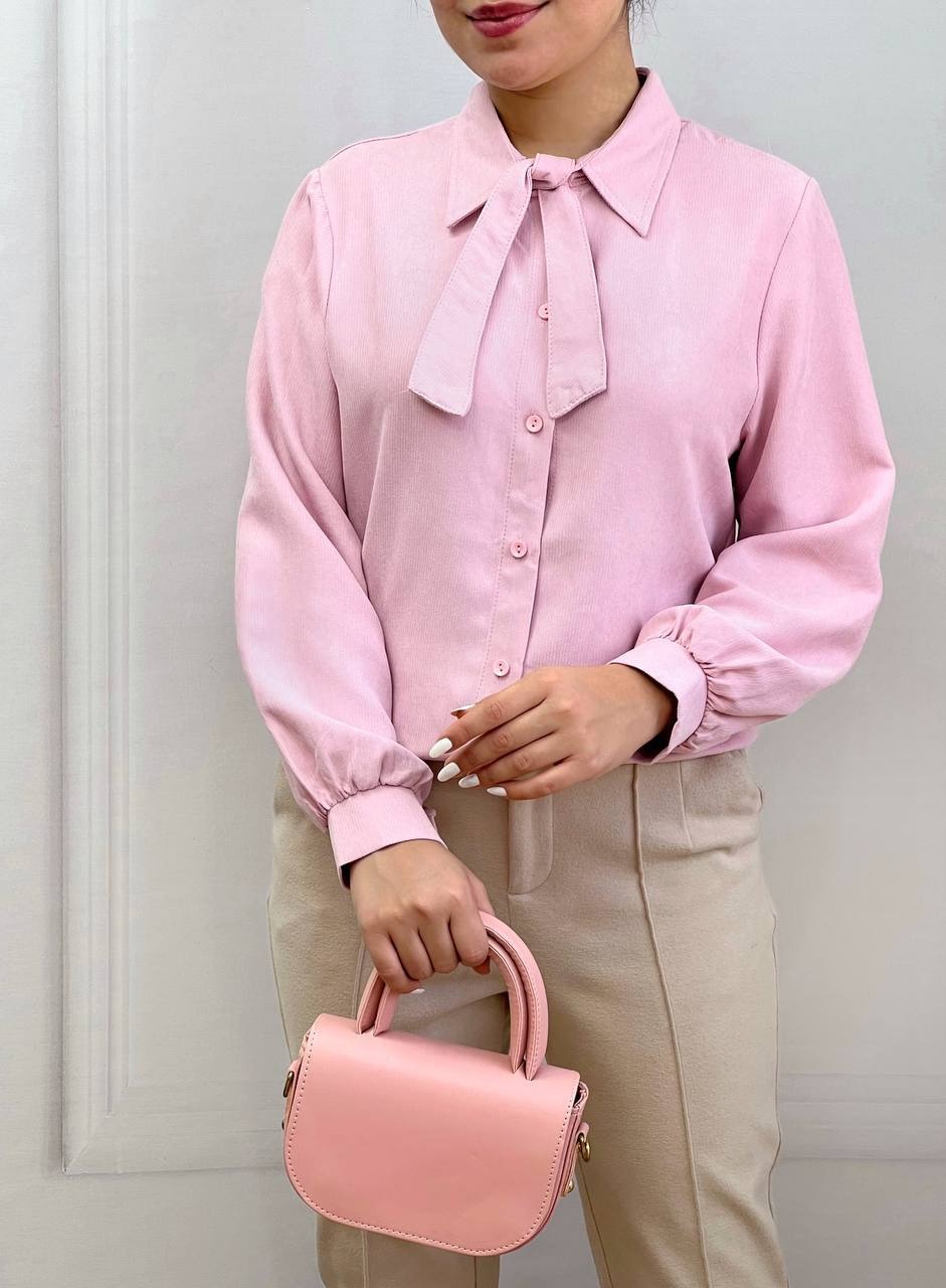 شومیز یقه کرواتی کبریتی کد 3547