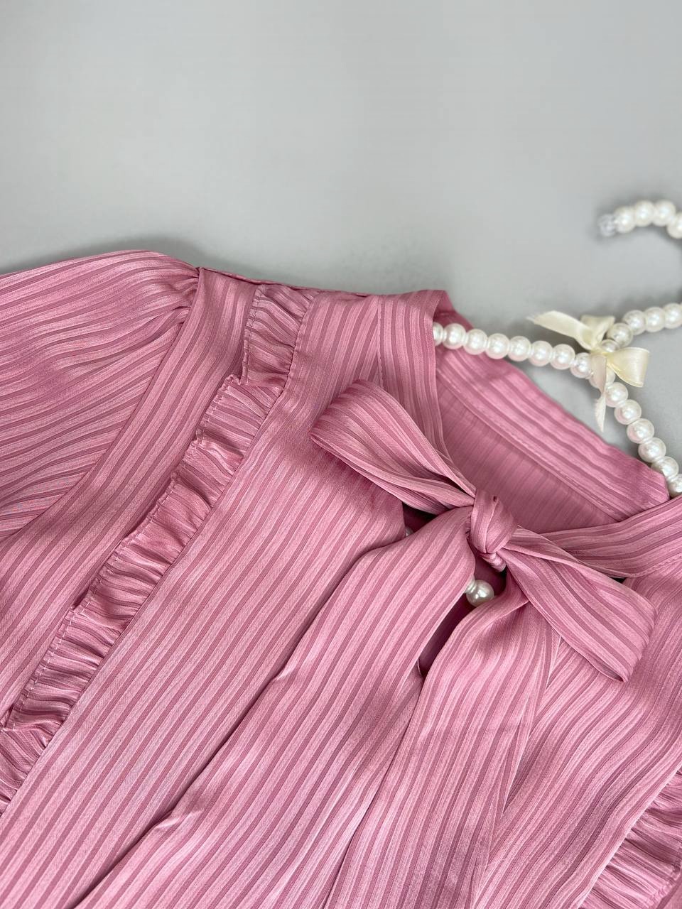 شومیز راه راه کرواتی کد 3548