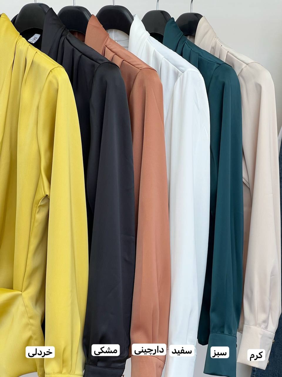 شومیز یقه هفت و هشت اورجینال کد 3549