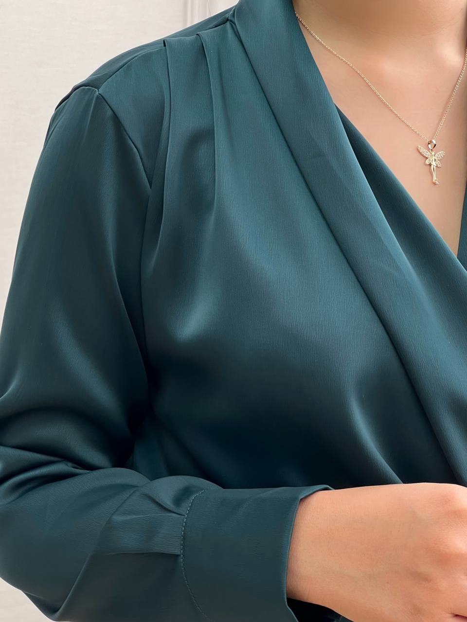 شومیز یقه هفت و هشت اورجینال کد 3549