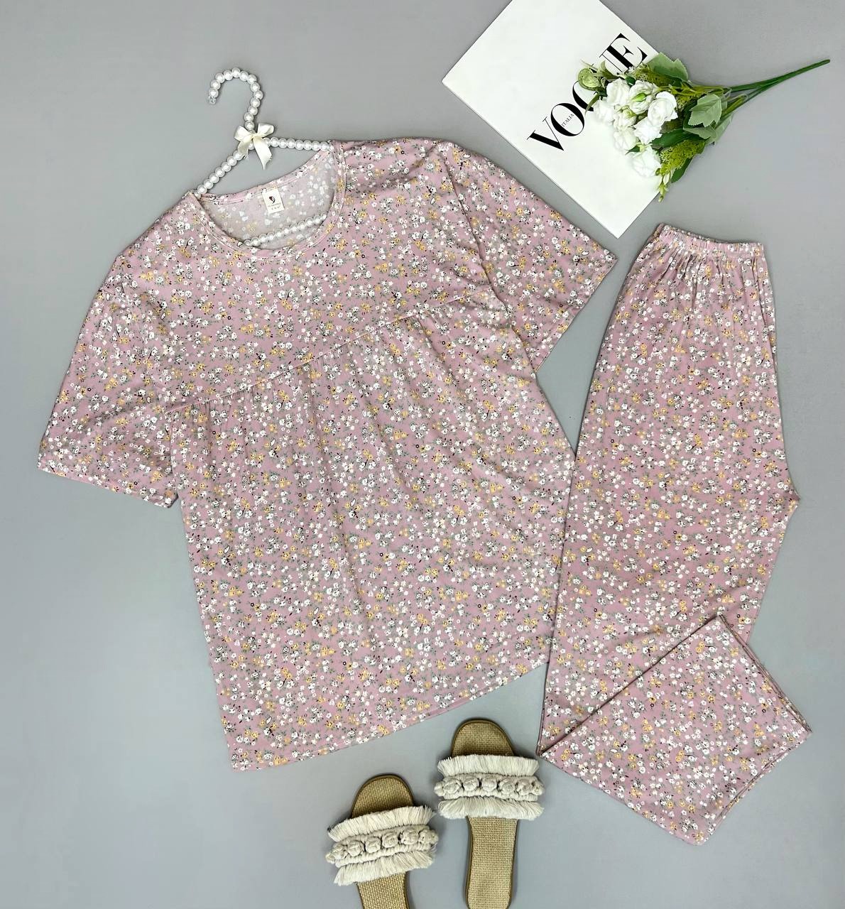 ست بلوز و شلوار چهار طرح کد 3550