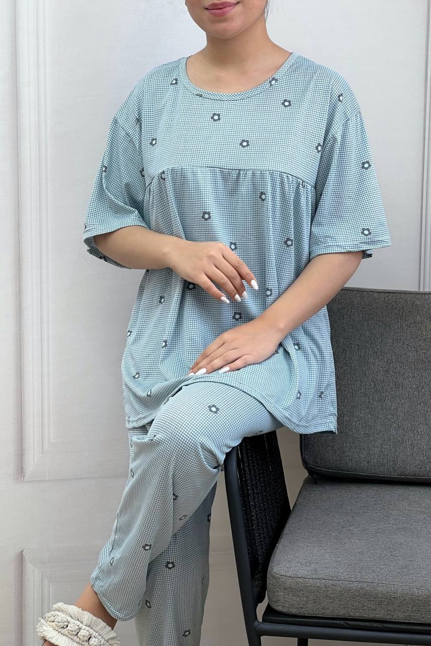 ست بلوز و شلوار چهار طرح کد 3550