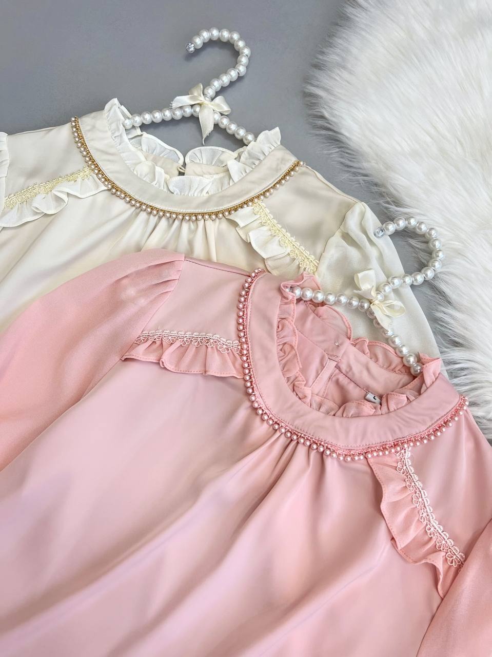 شومیز ساتن آستین حریر مدل 2 کد 3552