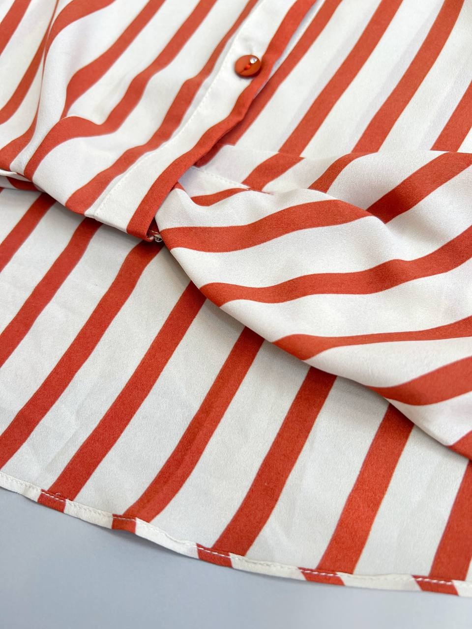 شومیز راه راه آستین سه ربع مدل 2 کد 3553