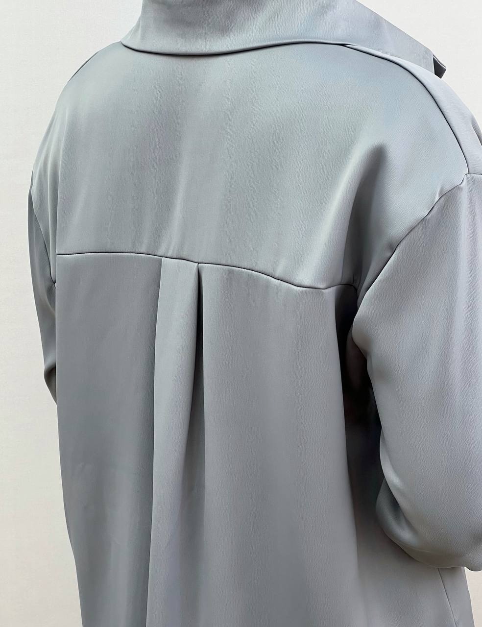 تونیک ساتن بغل دکمه کد 3558