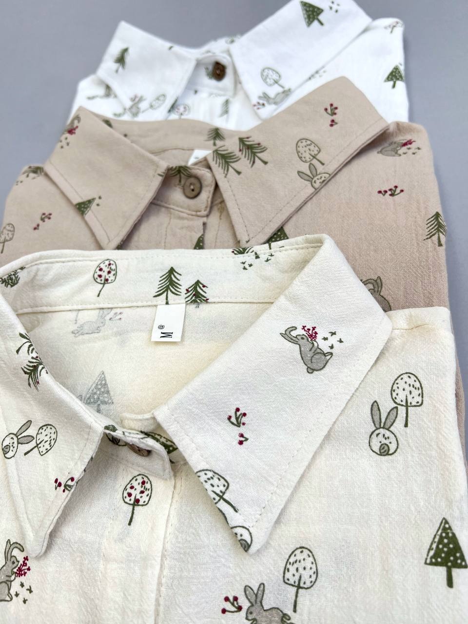 شومیز مانتویی کنف کاج کد 3560