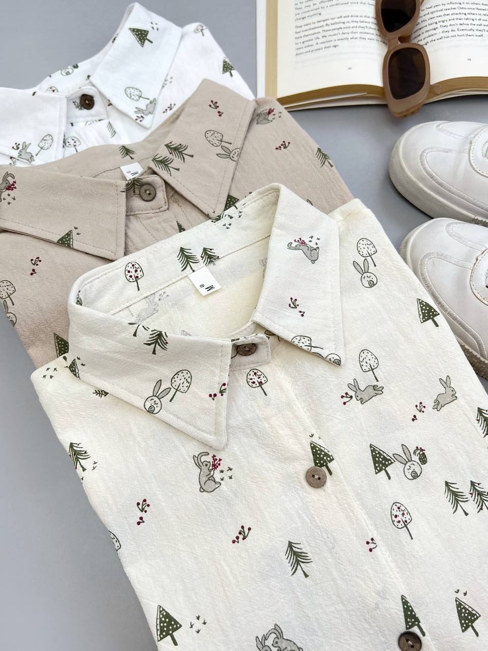 شومیز مانتویی کنف کاج کد 3560