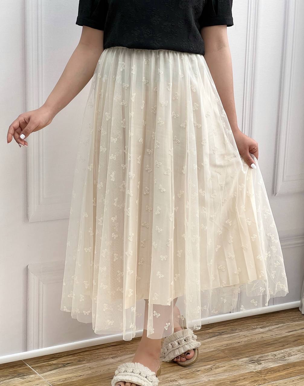 دامن توری پاپیون کد 3562