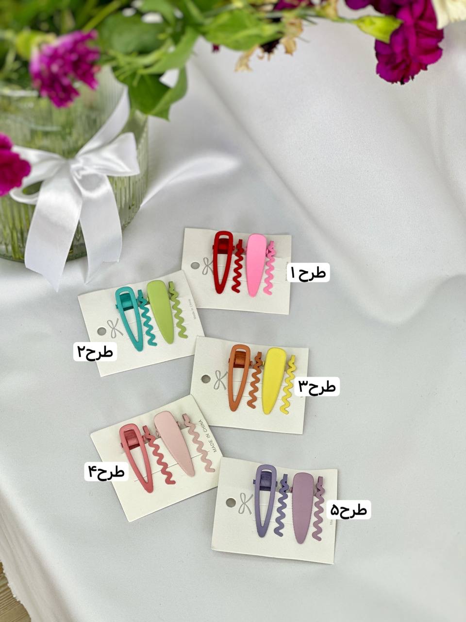 گیره مو چهار تایی کد 3565