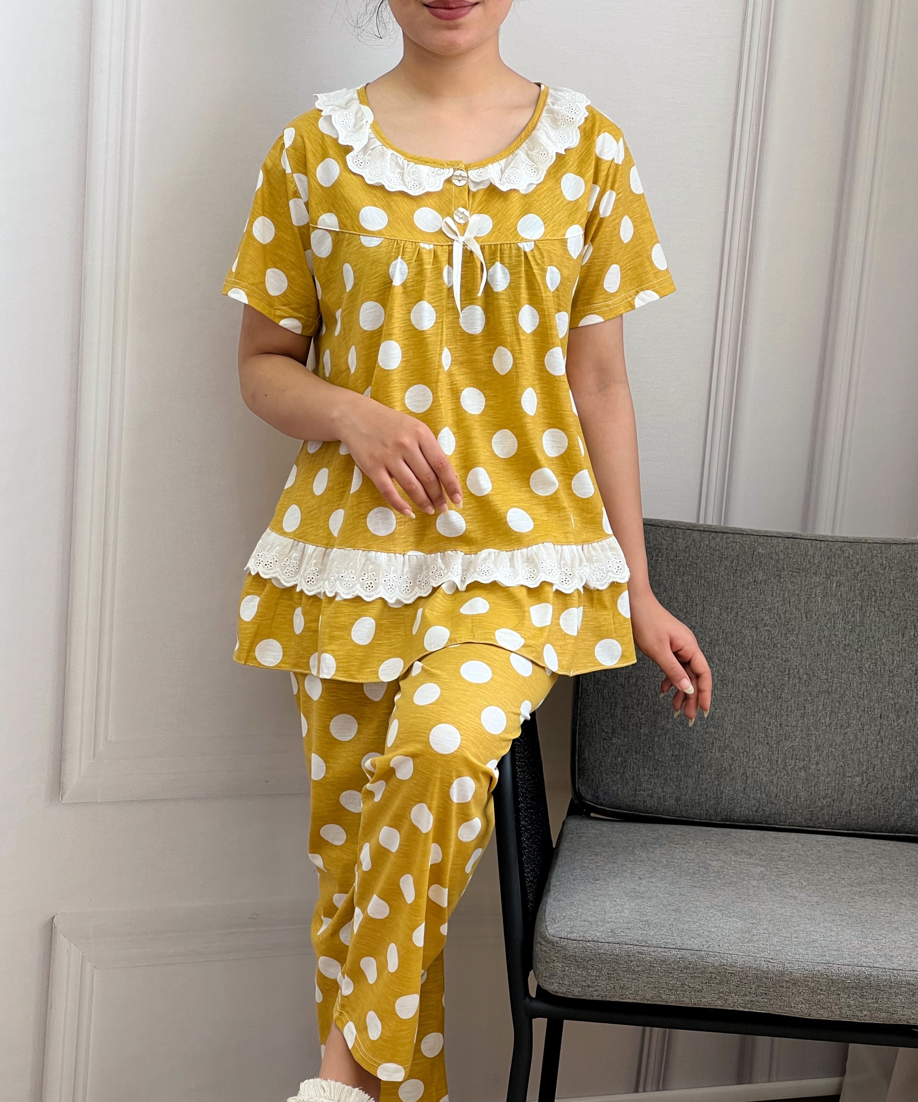 ست بلوز و شلوار چهار طرح کد 3490