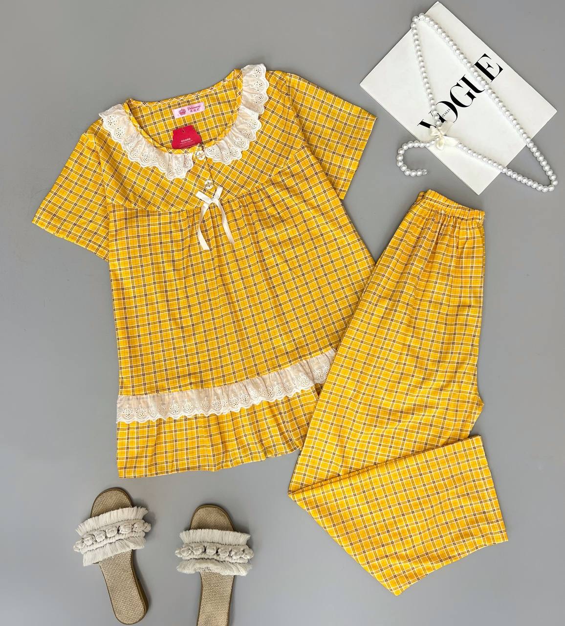 ست بلوز و شلوار چهار طرح کد 3490