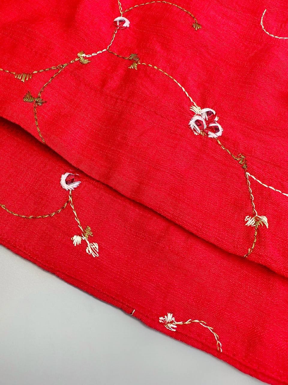 شومیز نخ گلدوزی کد 3568