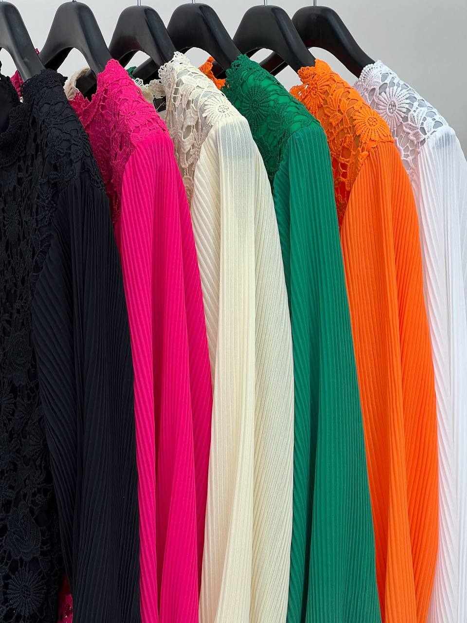 شومیز دانتل استین پلیسه کد 3577