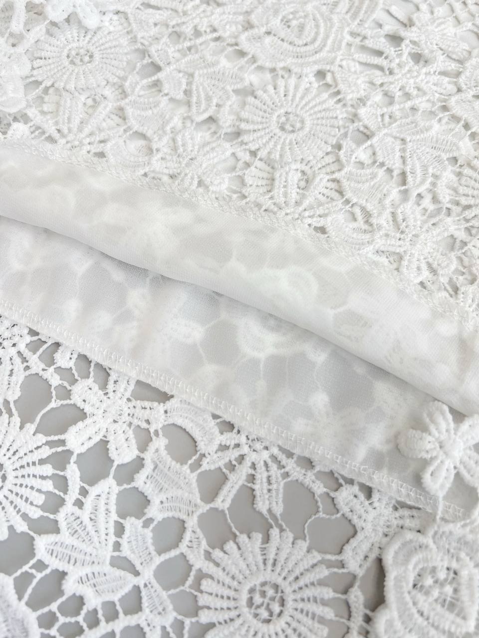 شومیز دانتل استین پلیسه کد 3577