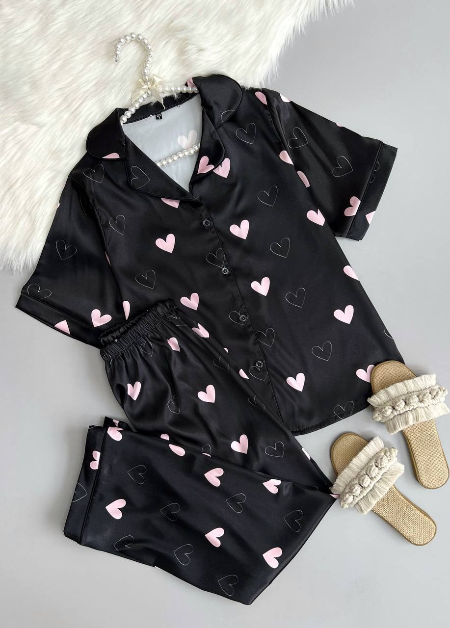 ست پیراهن و شلوار ساتن 5 طرح کد 3580