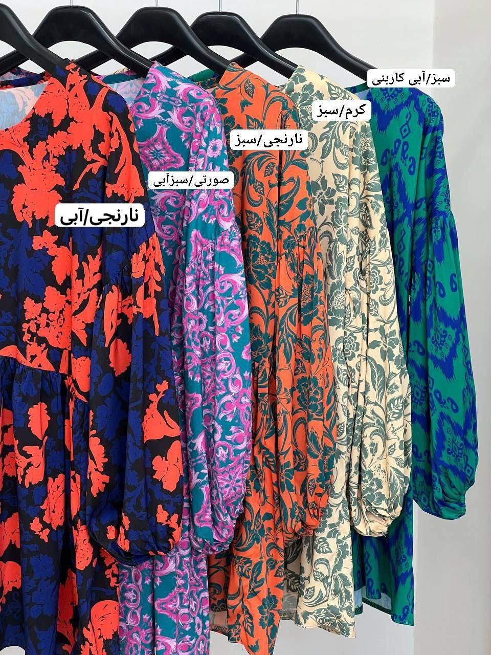 تونیک کمر چین طرحدار کد 3581