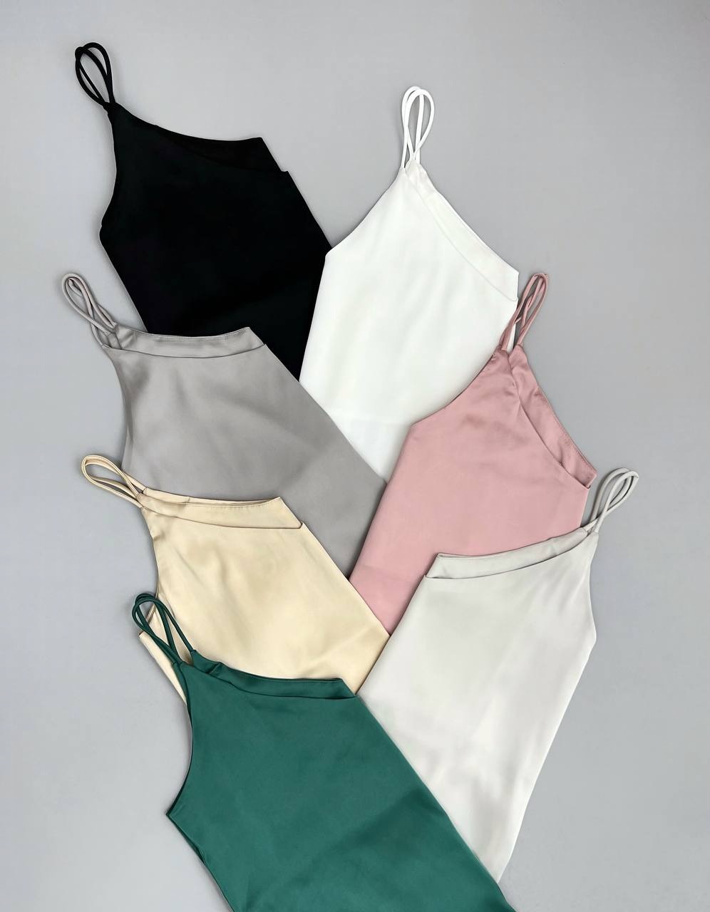 تاپ ساتن 7 رنگ کد 3582