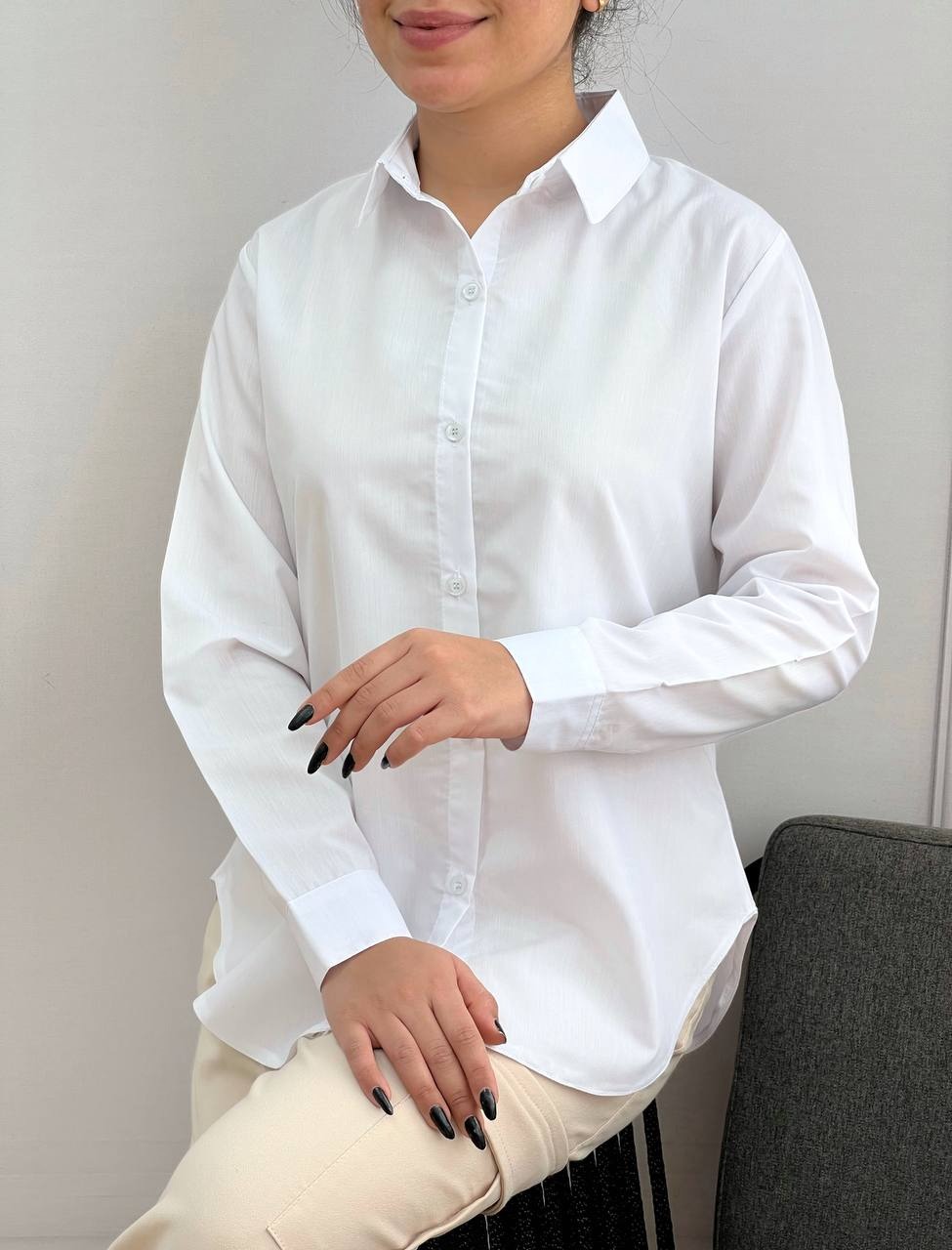 شومیز سفید کد 3583