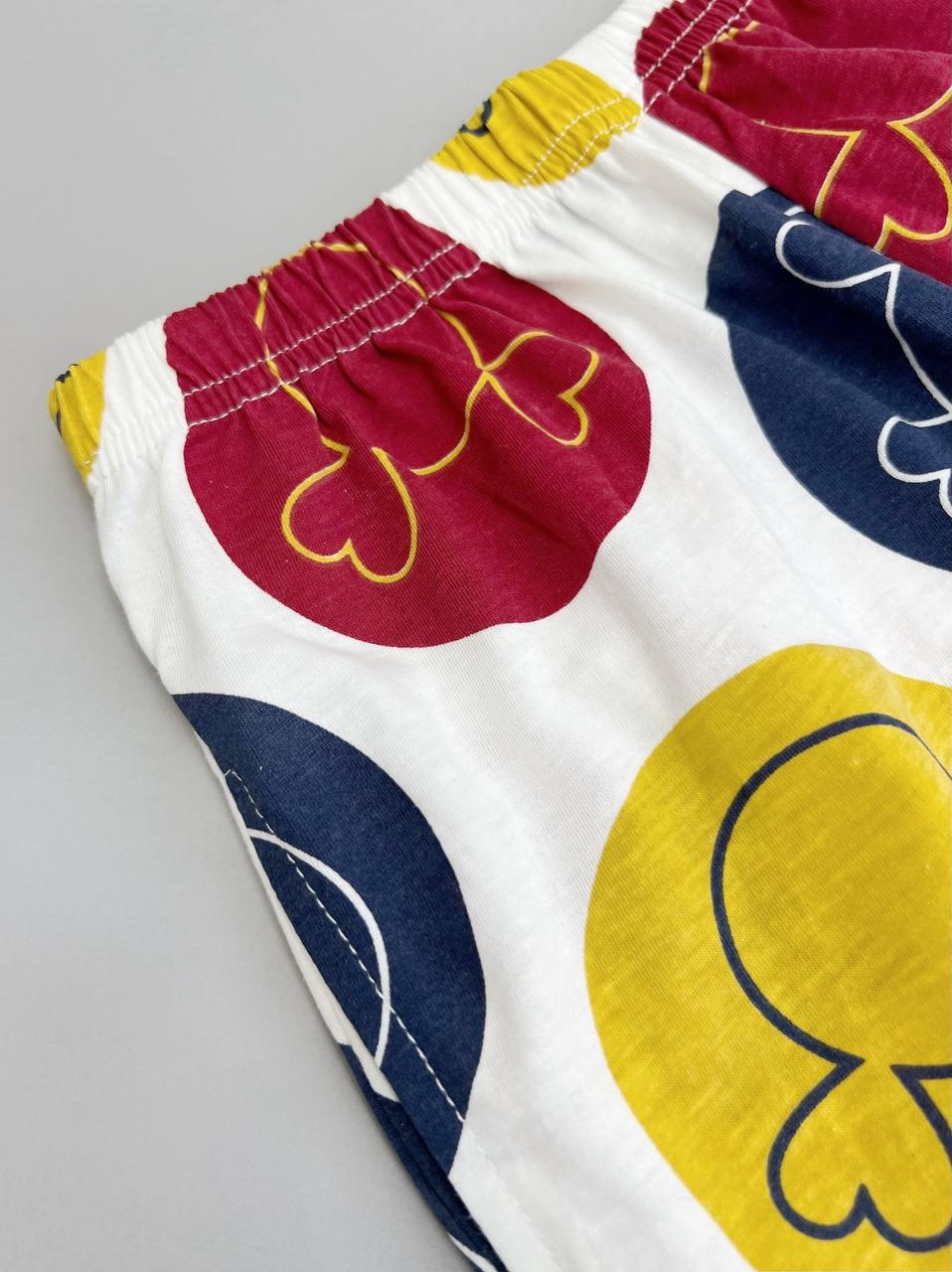 ست تیشرت و شلوارک نخ و پنبه مدل 2 کد 3592