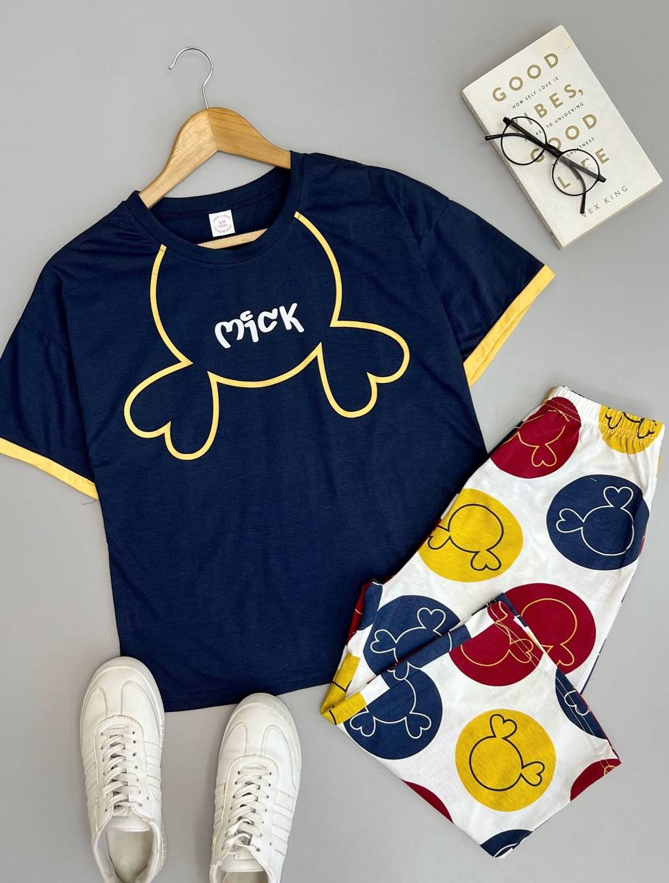 ست تیشرت و شلوارک نخ و پنبه مدل 2 کد 3592