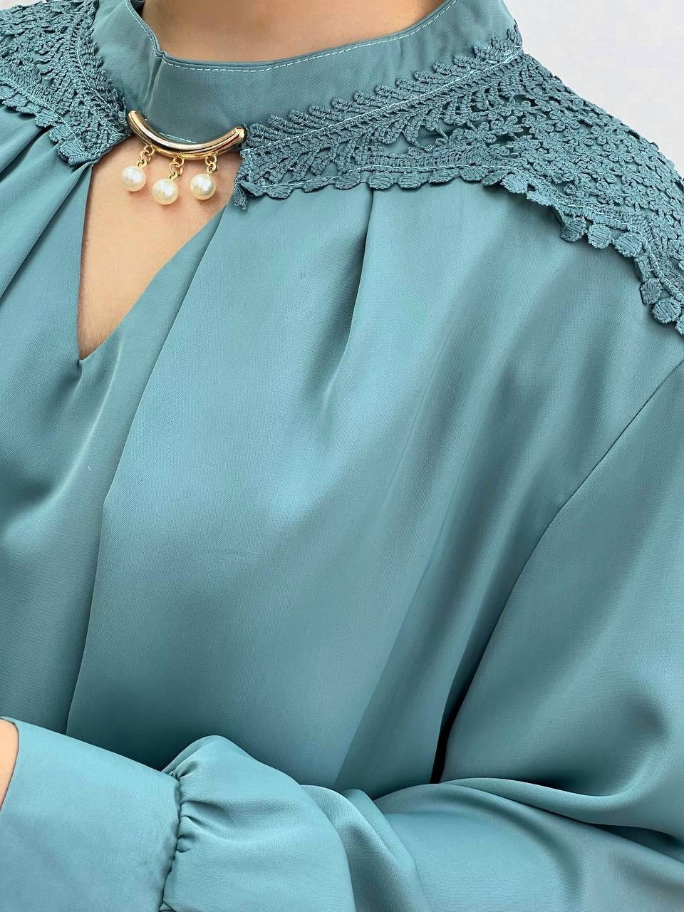 شومیز کرپ قواره دار کد 3597