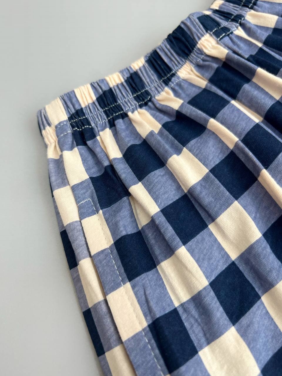 ست بلوز و شلوارک نخ و پنبه پاندا کد 3604