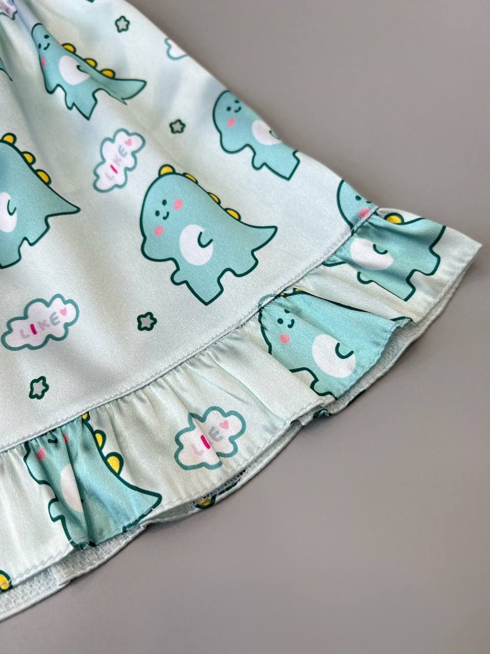 ست تاپ و شلوارک پایین چین کد 3606