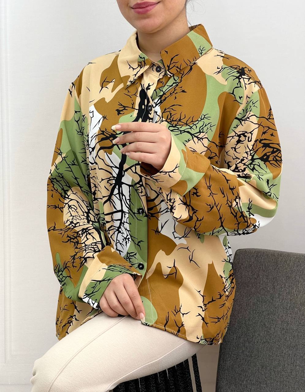 شومیز طرحدار کد 3607