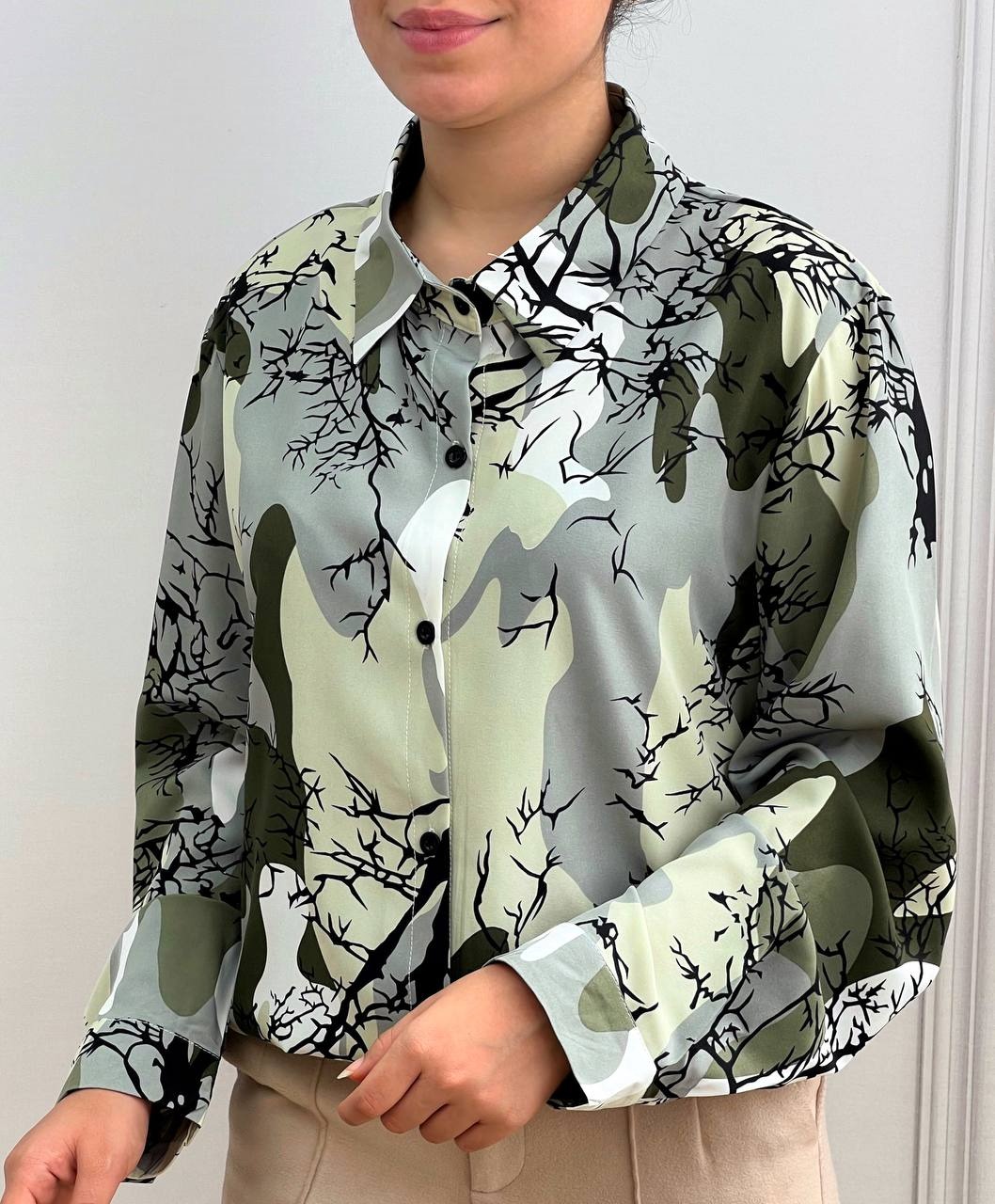 شومیز طرحدار کد 3607