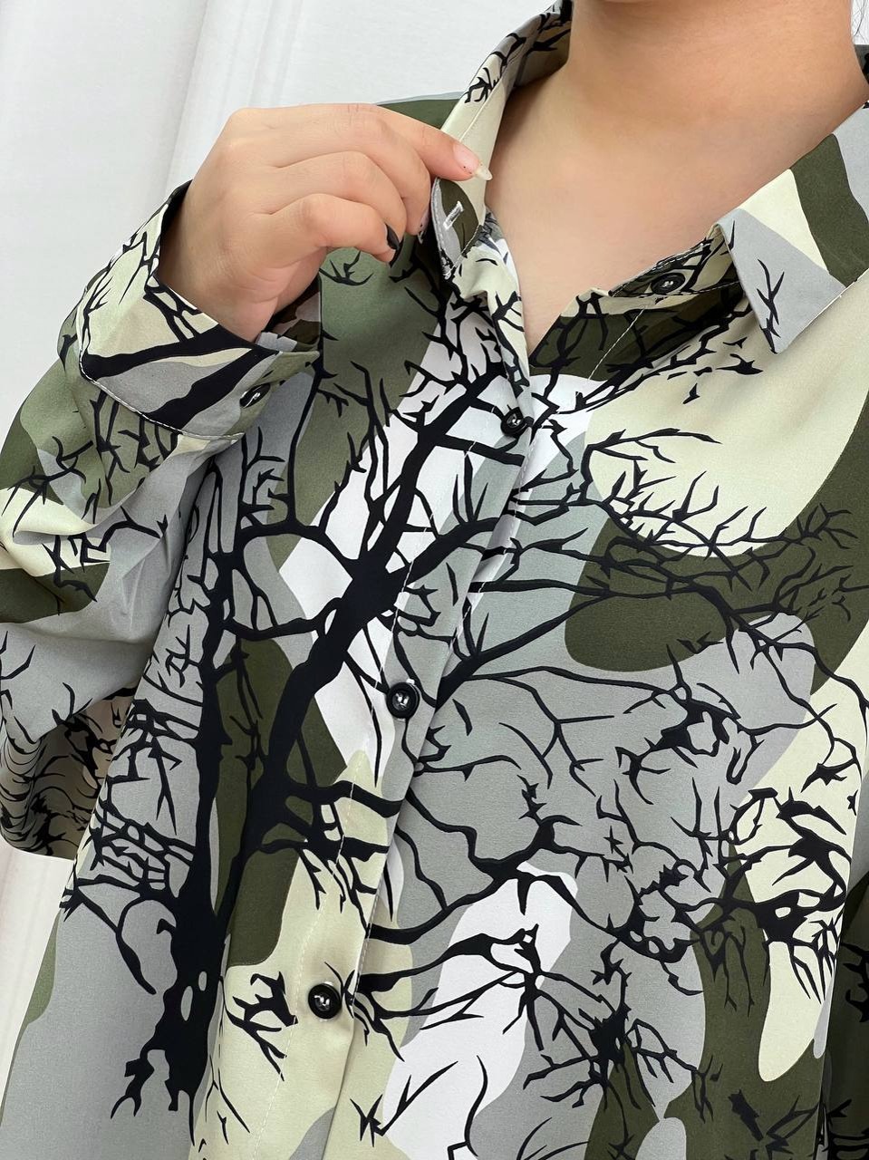 شومیز طرحدار کد 3607