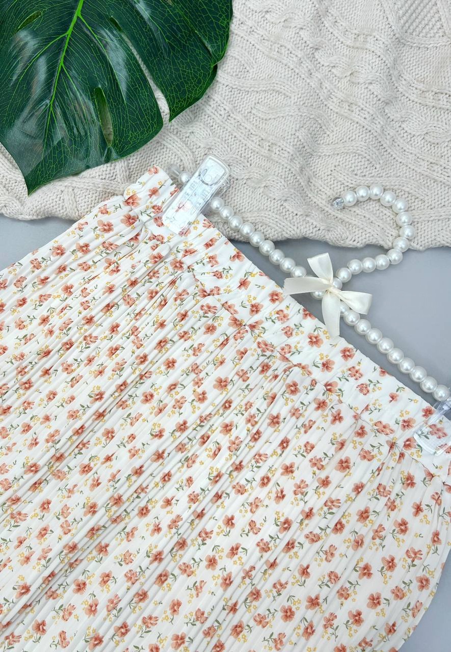 دامن پلیسه گل ریز 3 کد 3609