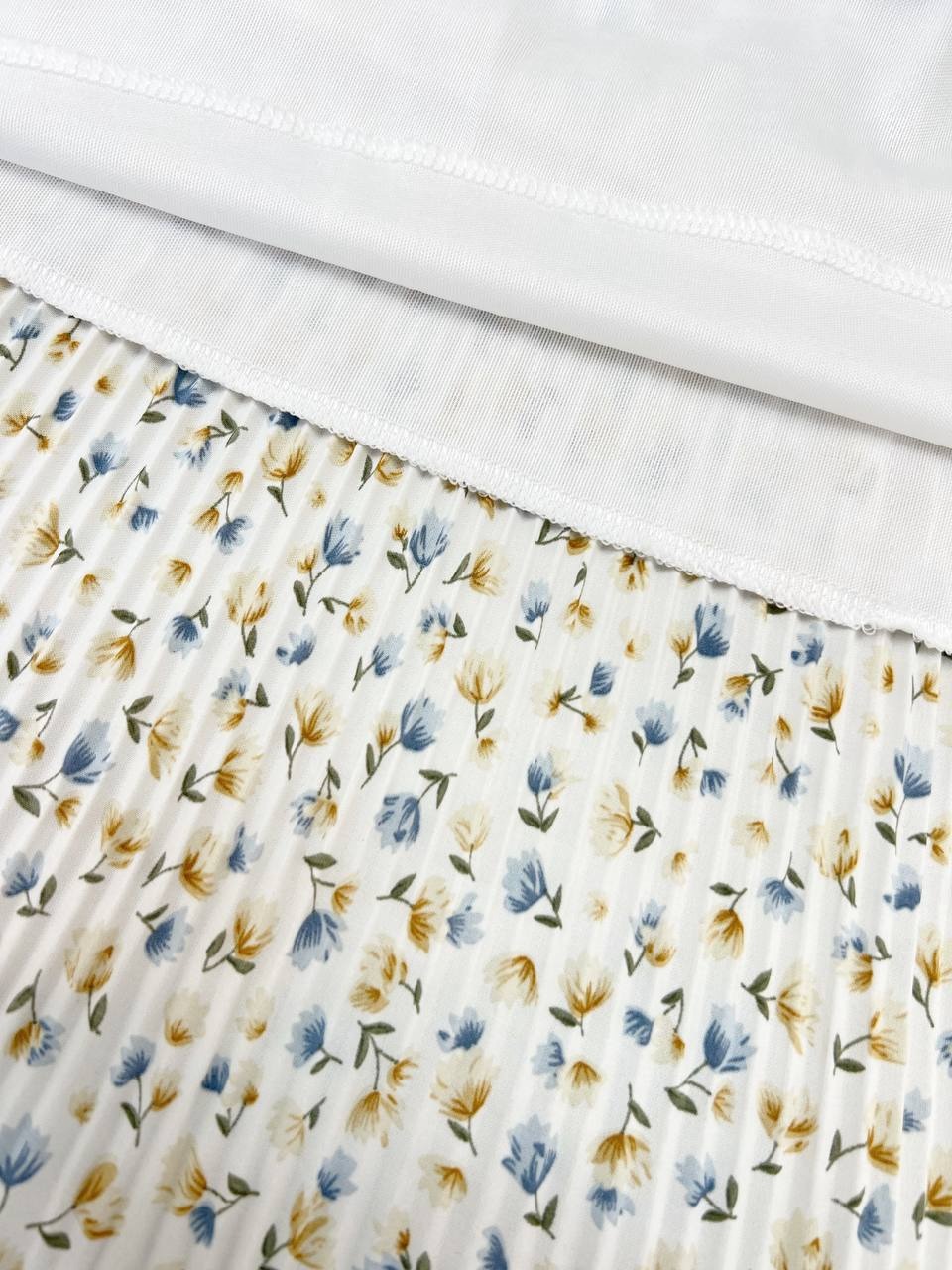 دامن پلیسه گل ریز 3 کد 3609