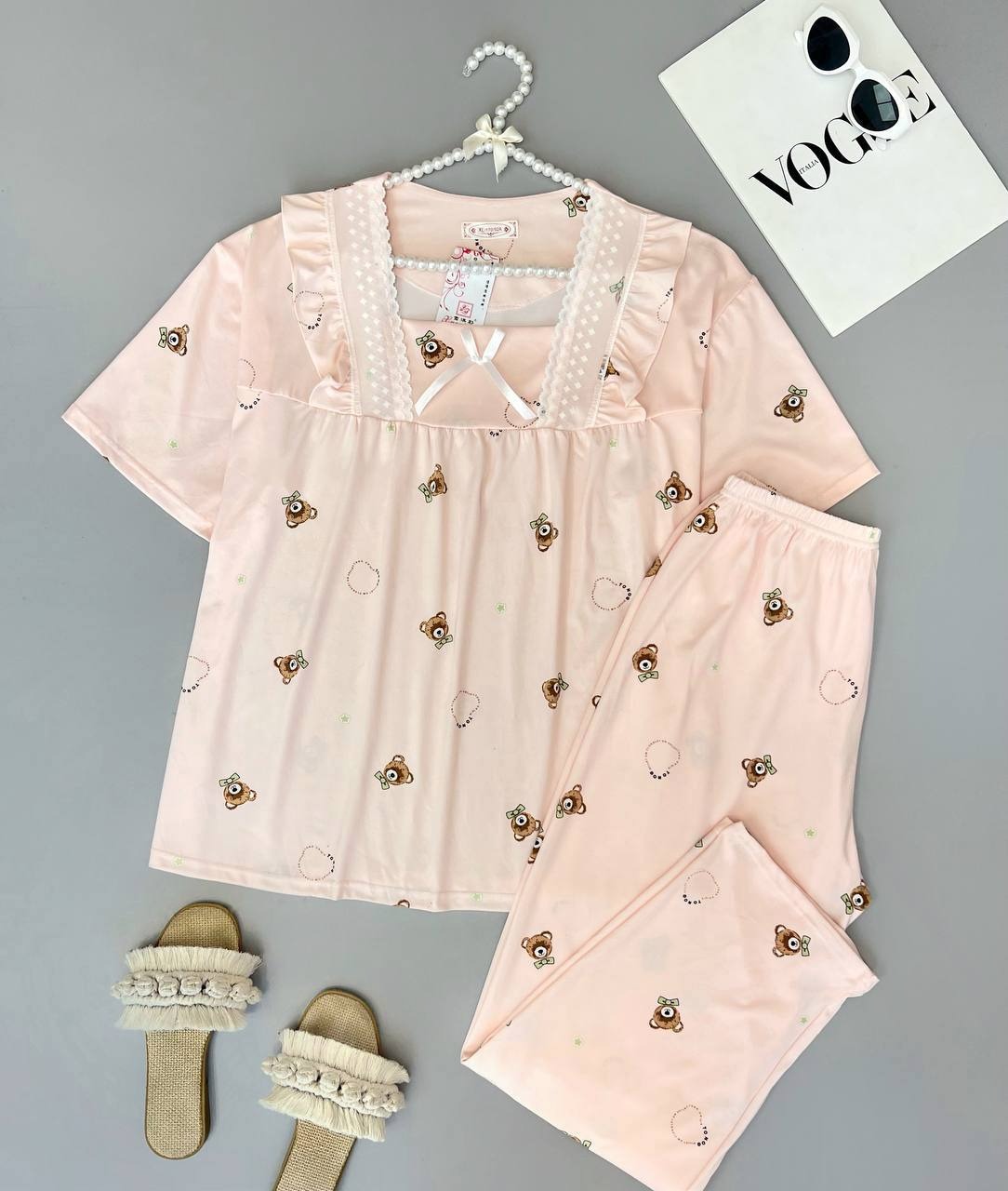 ست بلوز و شلوار راحتی کد 3615