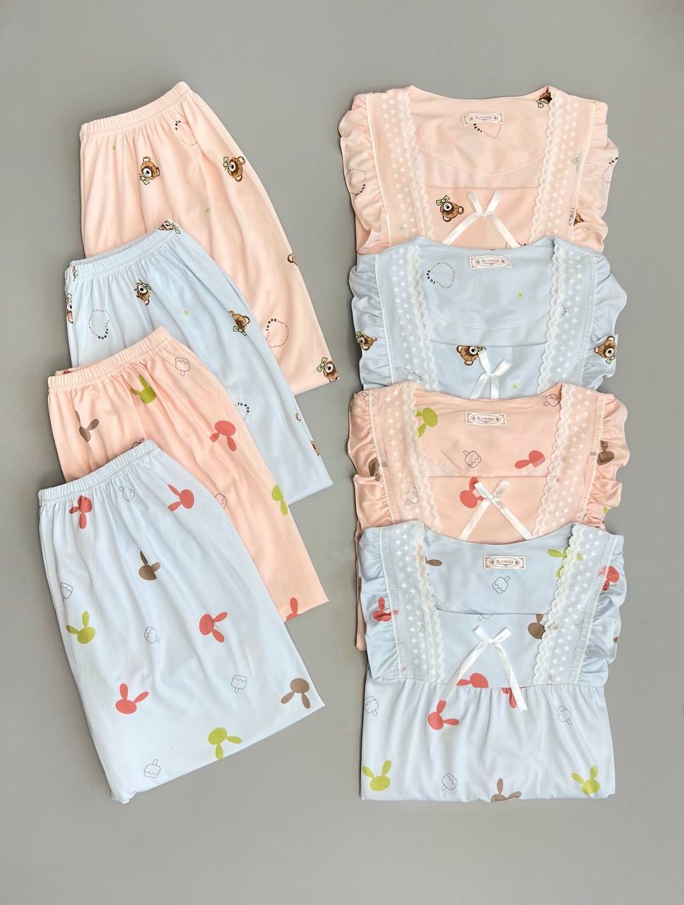 ست بلوز و شلوار راحتی کد 3615