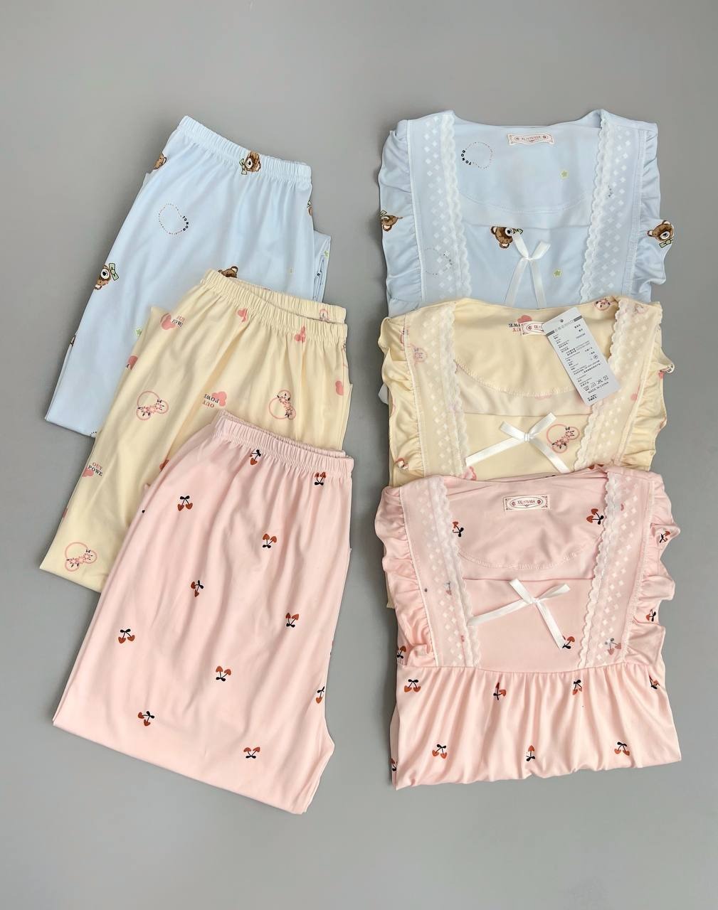 ست بلوز و شلوار راحتی کد 3615