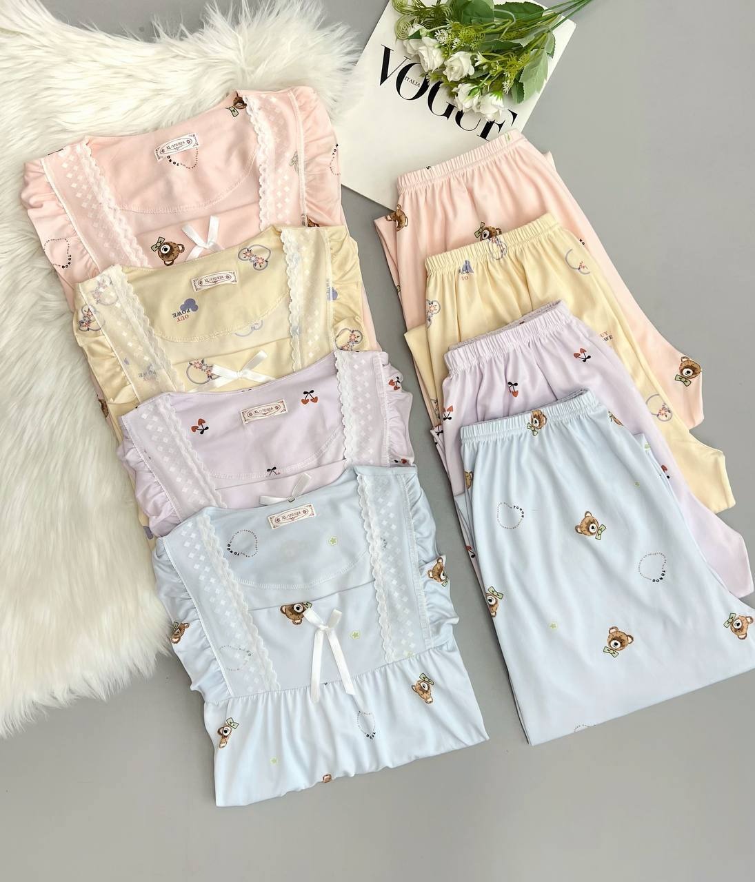 ست بلوز و شلوار راحتی کد 3615