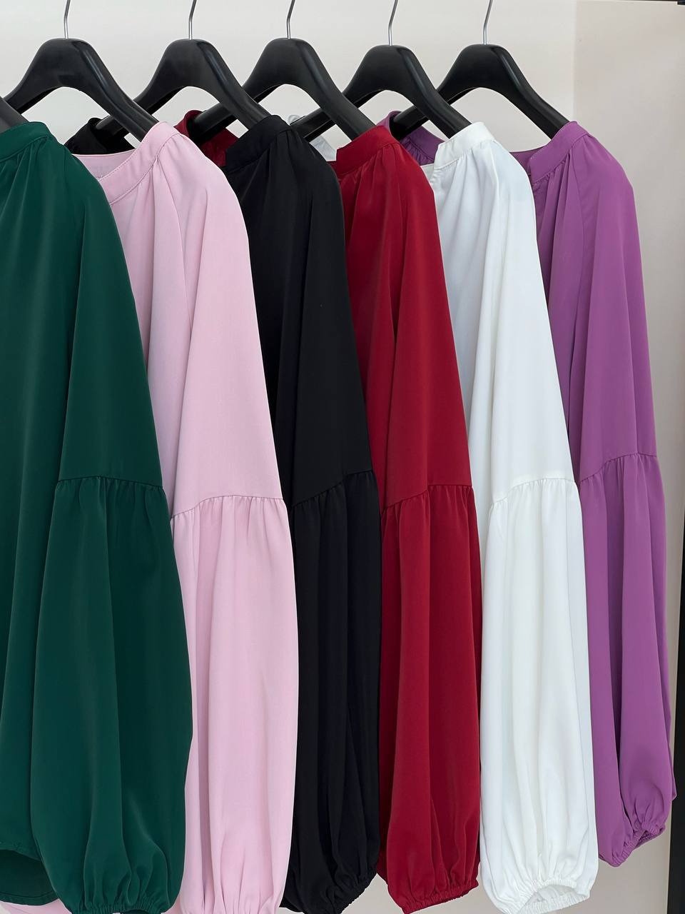 تونیک کرپ استین پف کد 3617