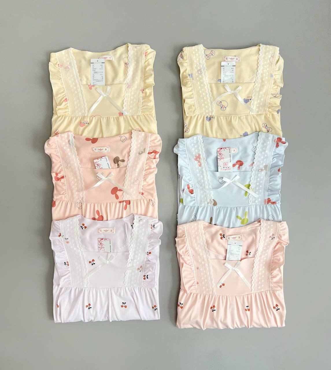 پیراهن پنبه ای یقه خشتی کد 3619