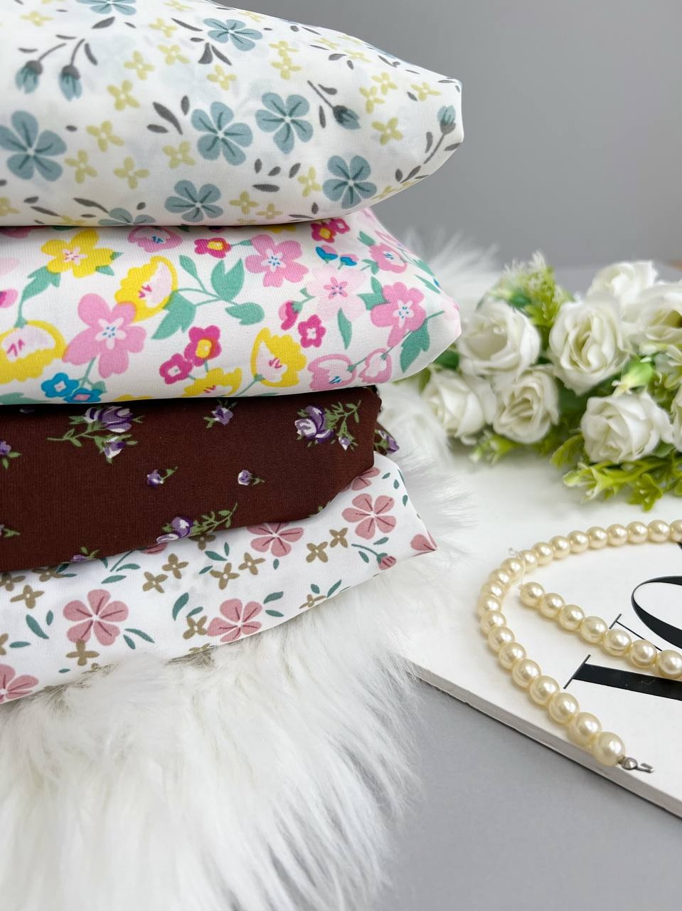 دامن کلوش میدی گل ریز کد 3623