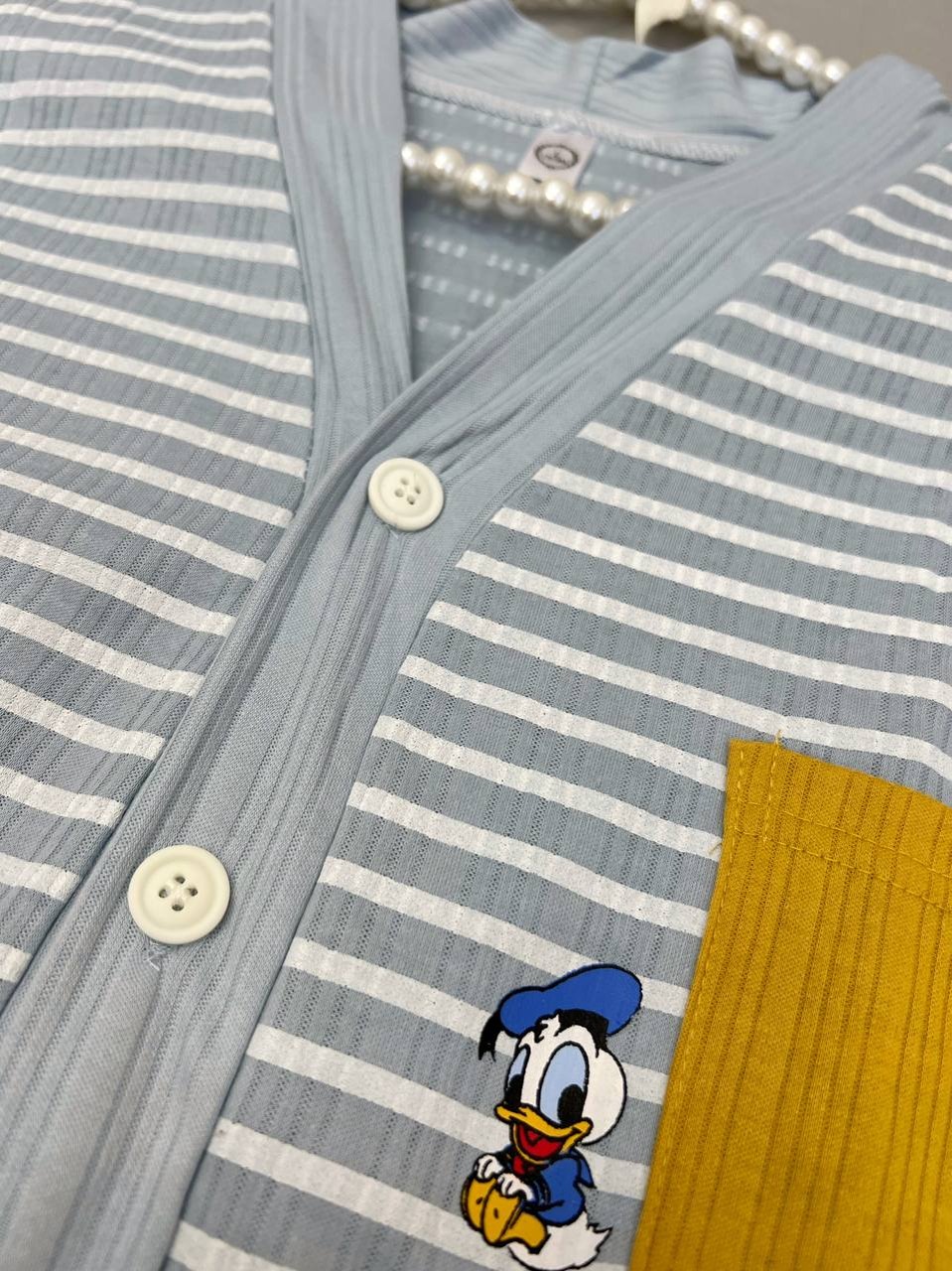 ست بلوز و شلوارک کبریتی کد 3625